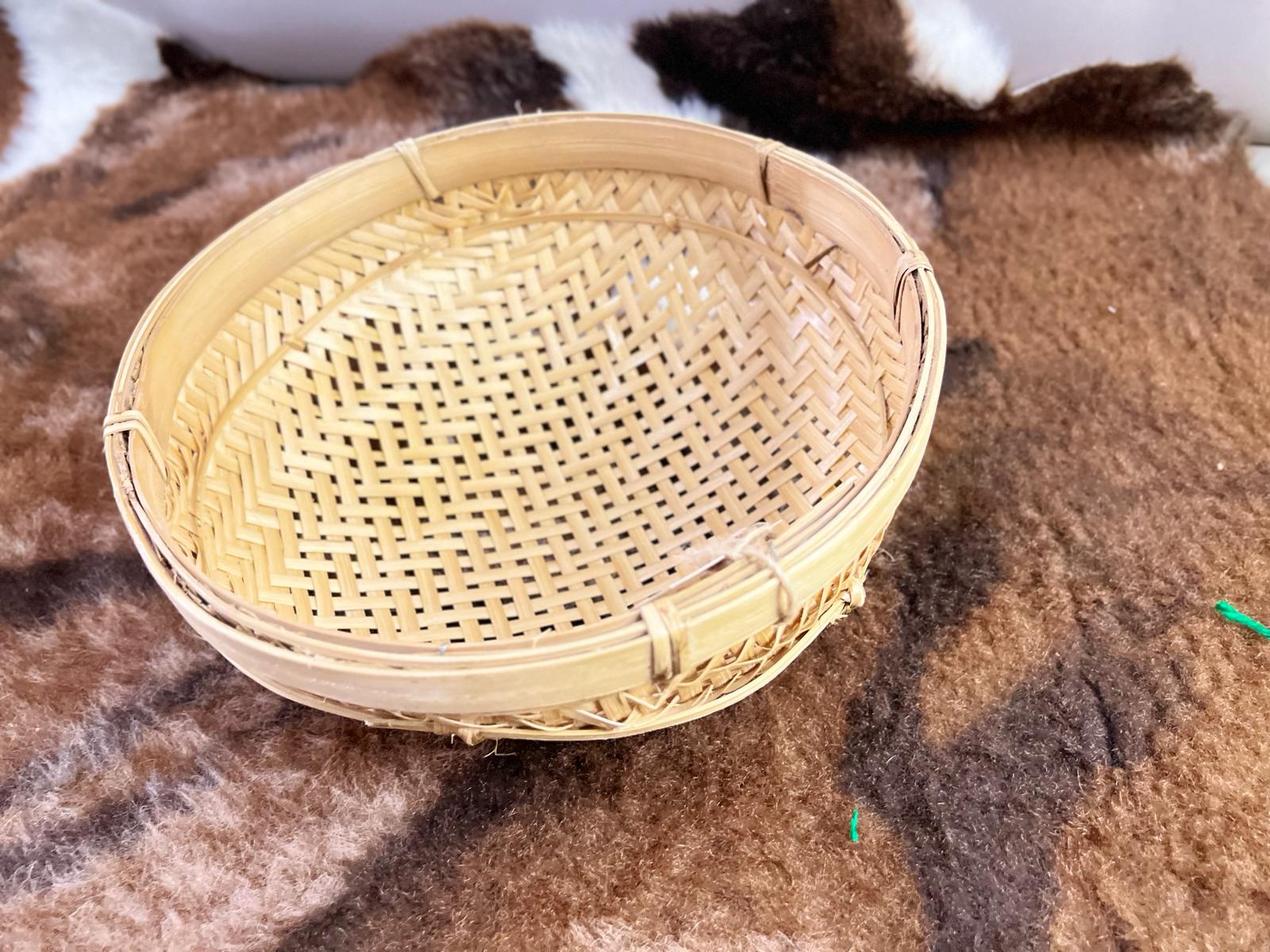 Bamboo sieve (round)