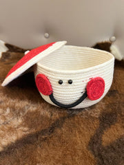 Cotton rope smile box