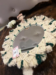 Macrame mirror big