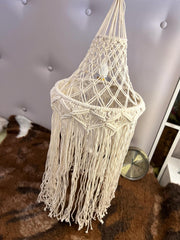 Macrame Lamp Shade 1 step