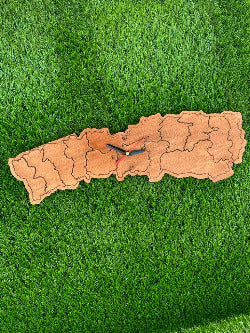 Nepal wooden MAp