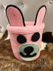 Rabbit storage box mini (cotton rope)