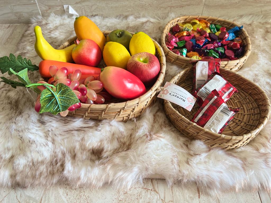 Rattan Square Tray (Small)