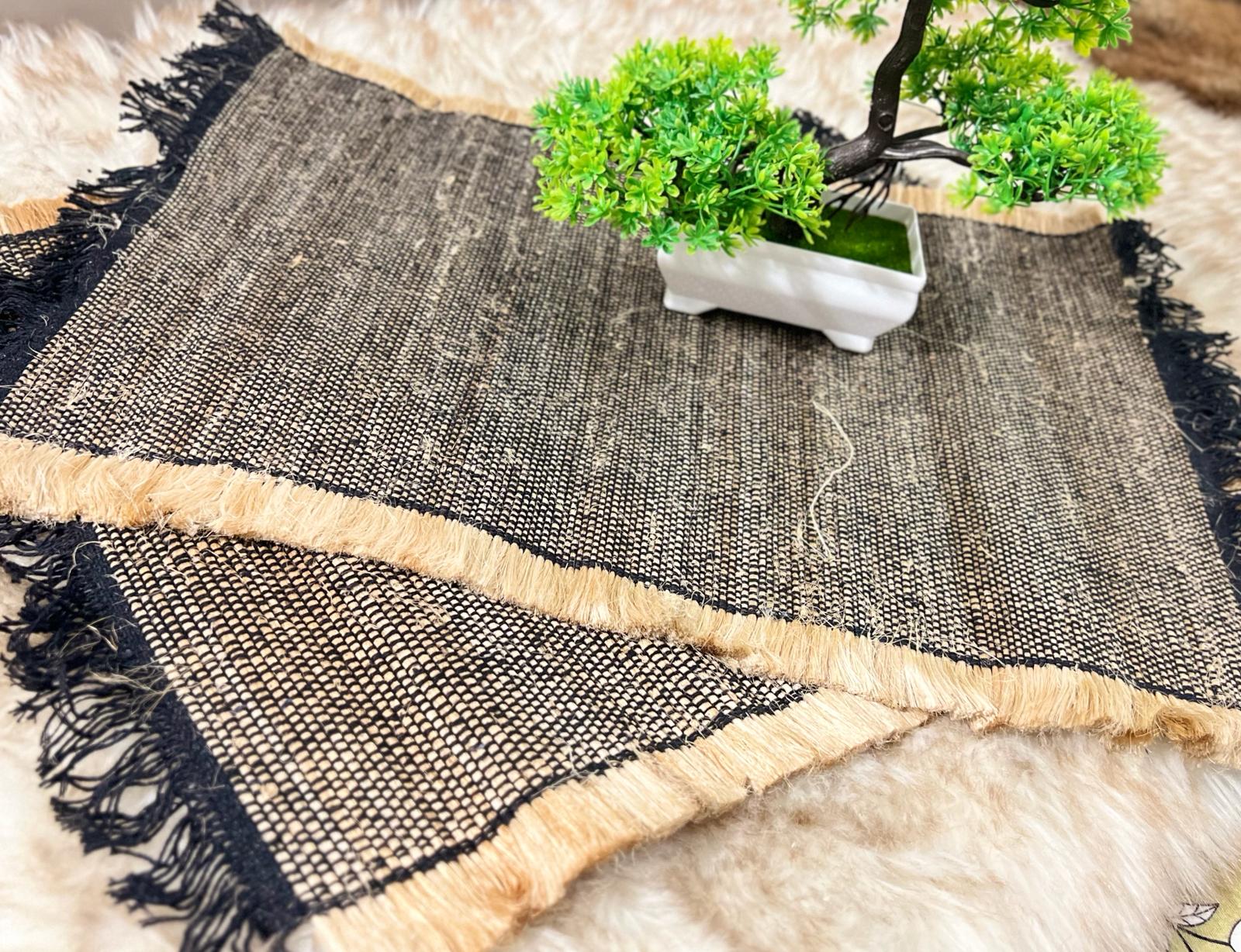 Jute place mat (square)