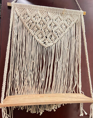 Macrame wall hanger (star)