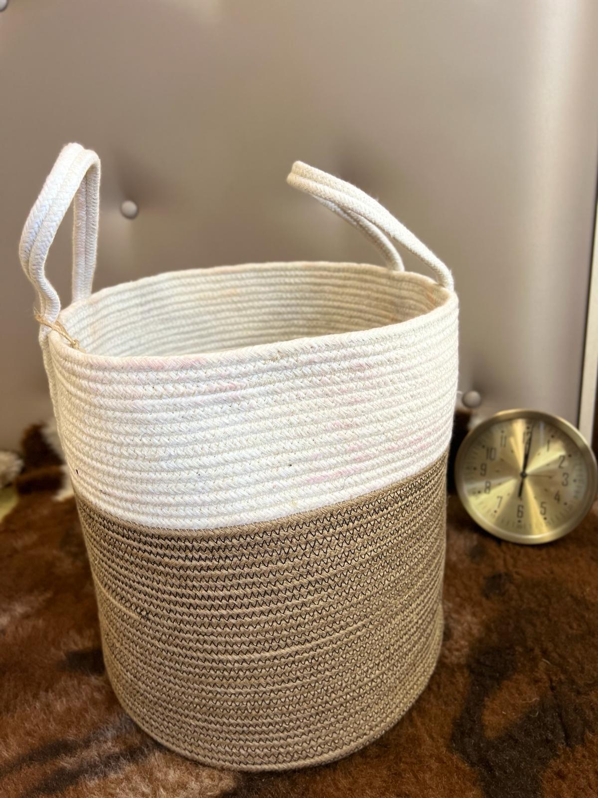 cotton rope laundry basket(big)