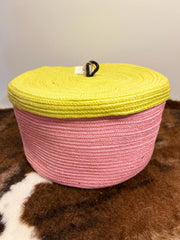 Cotton rope storage box