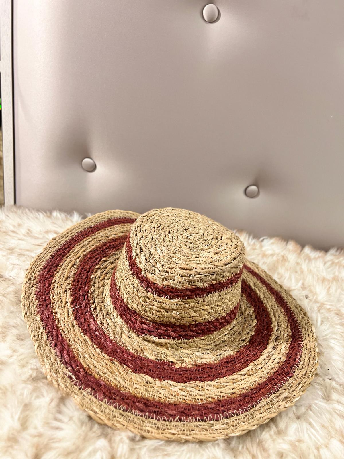 Beach sun hat (sea glass)