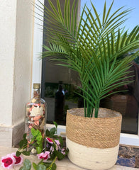 Jute -Sea Grass mixed Planter