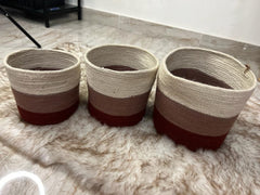 Jute Cylinder Planter ( Medium)