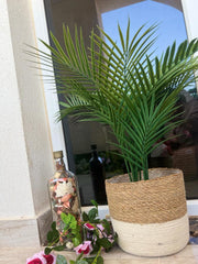 Jute -Sea Grass mixed Planter