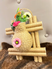 Jute wall decor (kolshi)