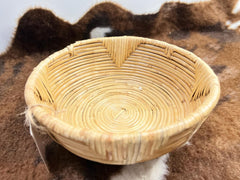 Rattan round bowl