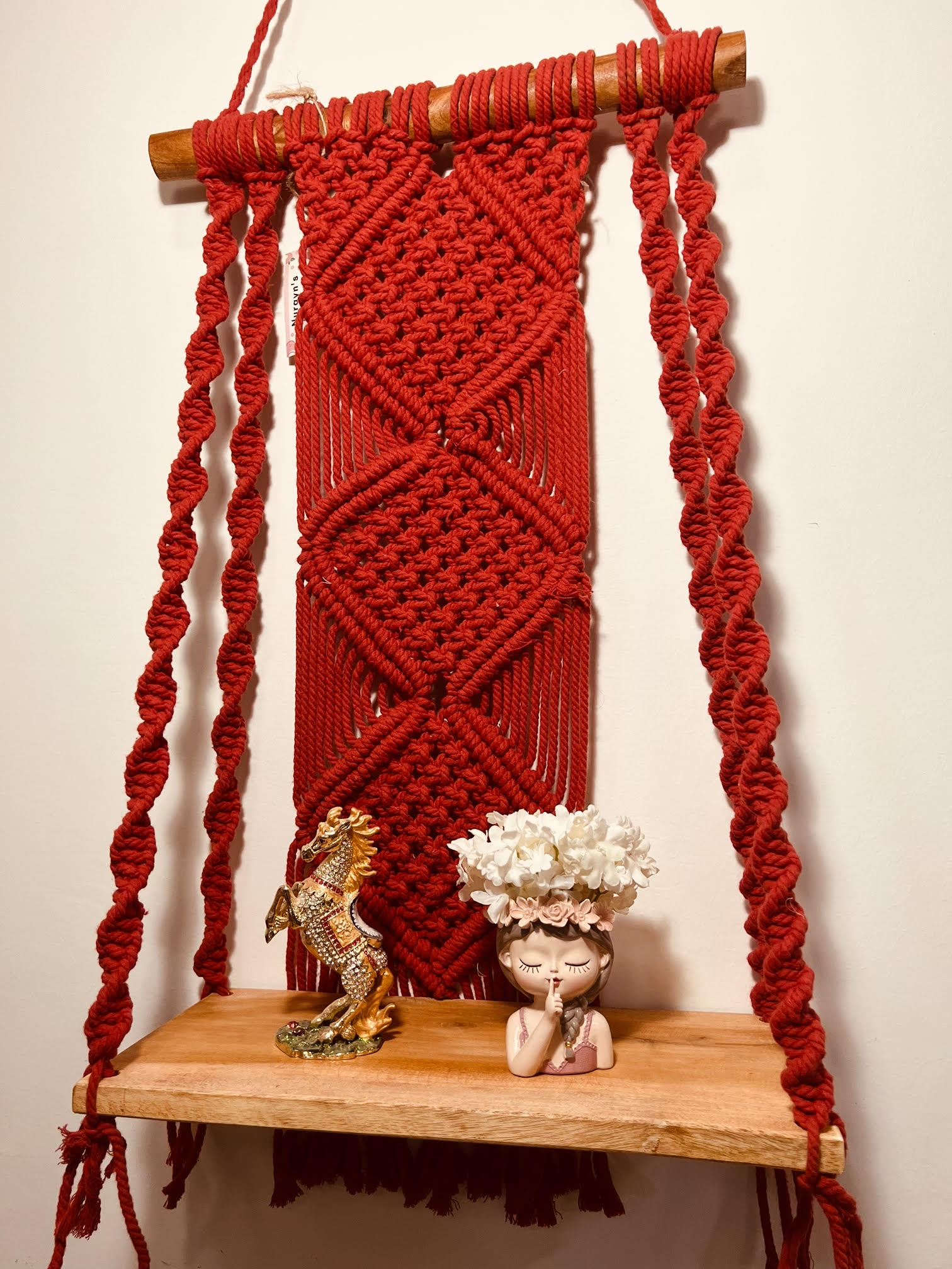 Macrame 1 Step Shelf ( Ruiton Design)