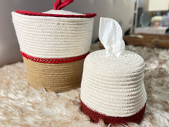 Cotton rope tissue box set